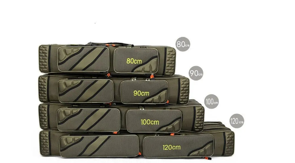 Free shipping Outdoor 3 layer Fishing Bags 80cm 90cm 100cm 120cm Waterproof fishing tackle bag fishing rod bag pole bags - Bellarte Enchanté Free shipping Outdoor 3 layer Fishing Bags 80cm 90cm 100cm 120cm Waterproof fishing tackle bag fishing rod bag pole bags